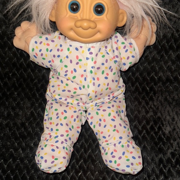 Troll Doll “Bunny” by Russ in PJ’s with Bunny Ears very cute - Picture 4 of 10